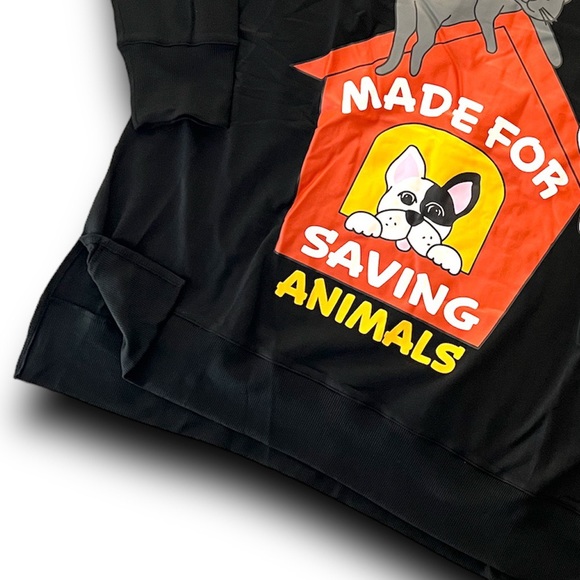 NWT - LuLaRoe Animal Print Hannah Sweatshirt - Picture 3 of 4